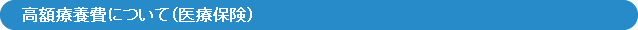 高額療養費について（医療保険）